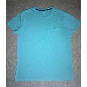 GAP Men's Crew Neck Short Sleeve Pocketed Slub T-Shirt Small